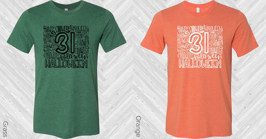 Halloween Subway Art Graphic Tee Graphic Tee