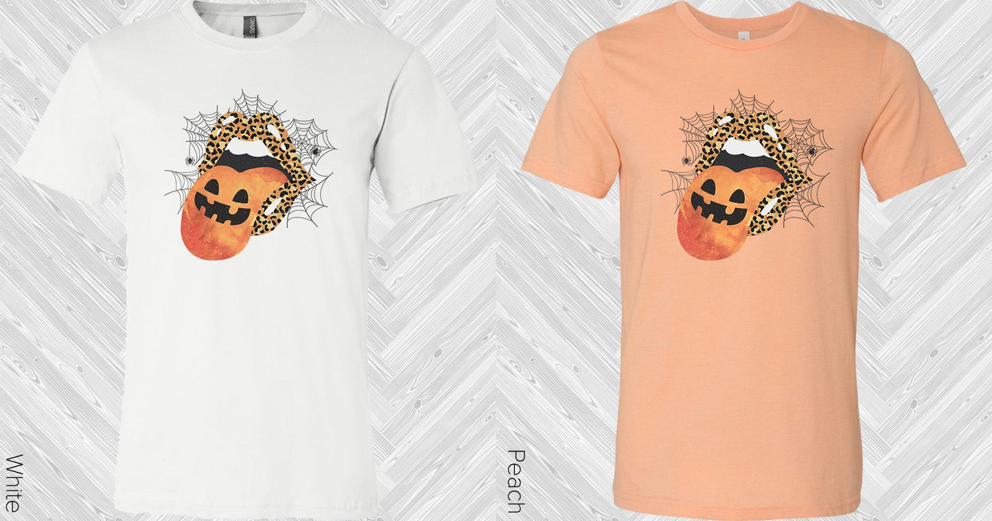 Halloween Tongue Graphic Tee Graphic Tee
