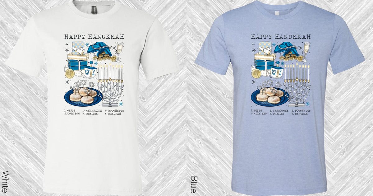 Happpy Hanukkah Graphic Tee Graphic Tee
