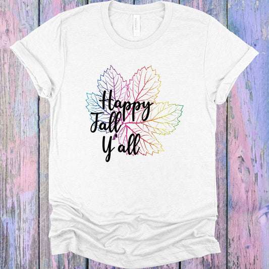 Happy Fall Yall Graphic Tee Graphic Tee