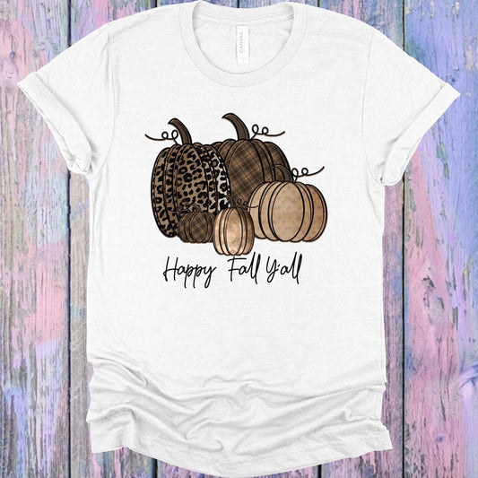 Happy Fall Yall Graphic Tee Graphic Tee