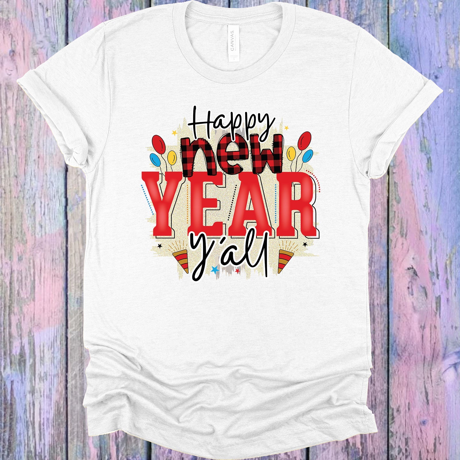 Happy New Year Yall Graphic Tee Graphic Tee