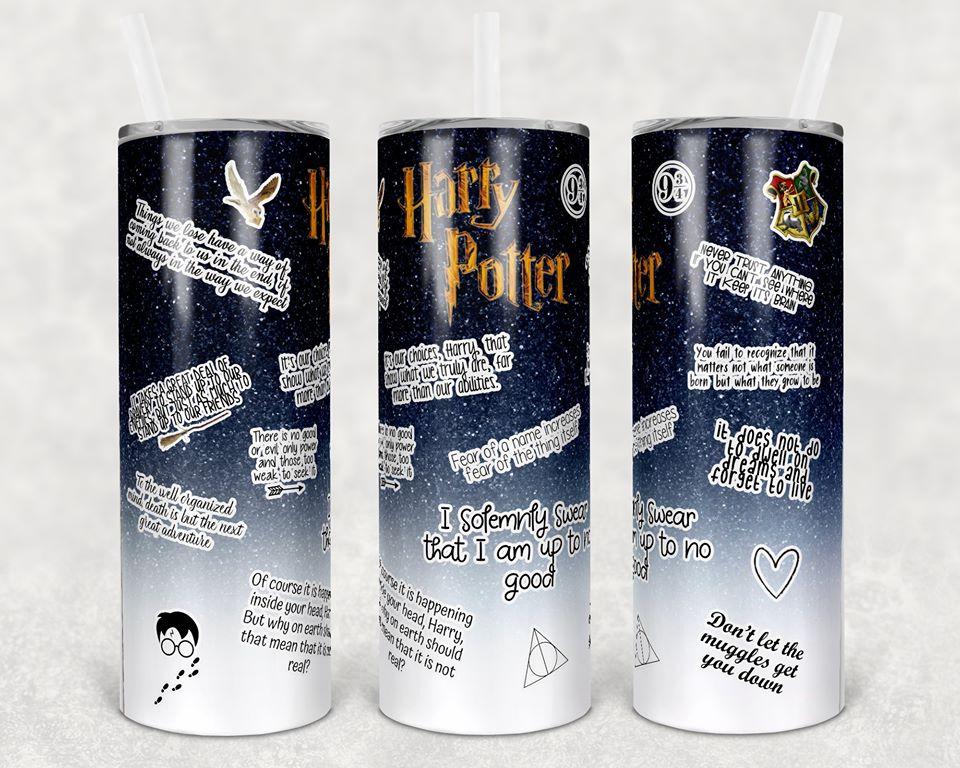 Harry Potter 20 Oz Skinny Tumbler