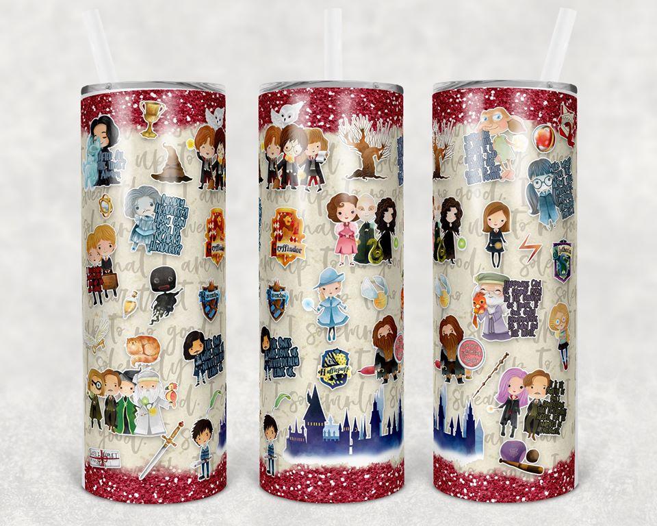 Harry Potter 20 Oz Skinny Tumbler