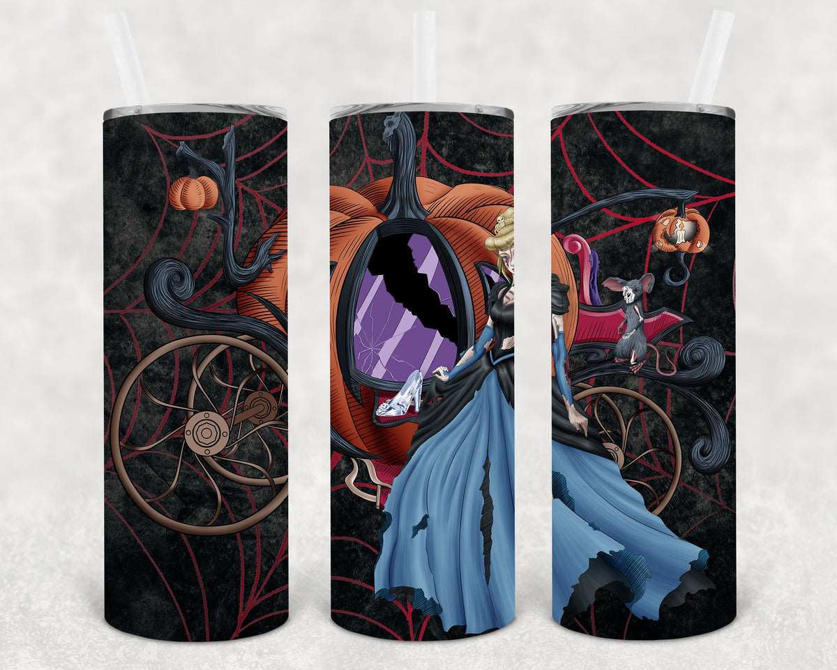Haunted Cinderella 20 Oz Skinny Tumbler