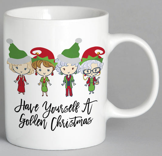 Have Yourself A Golden Christmas Mug Coffee