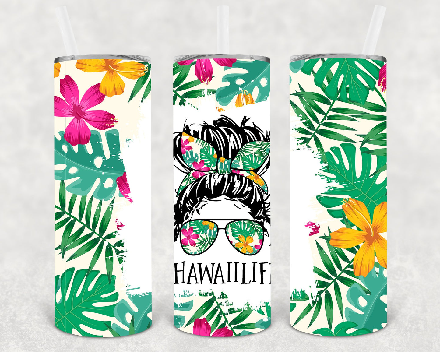 Hawaii Life #hawaiilife 20 Oz Skinny Tumbler