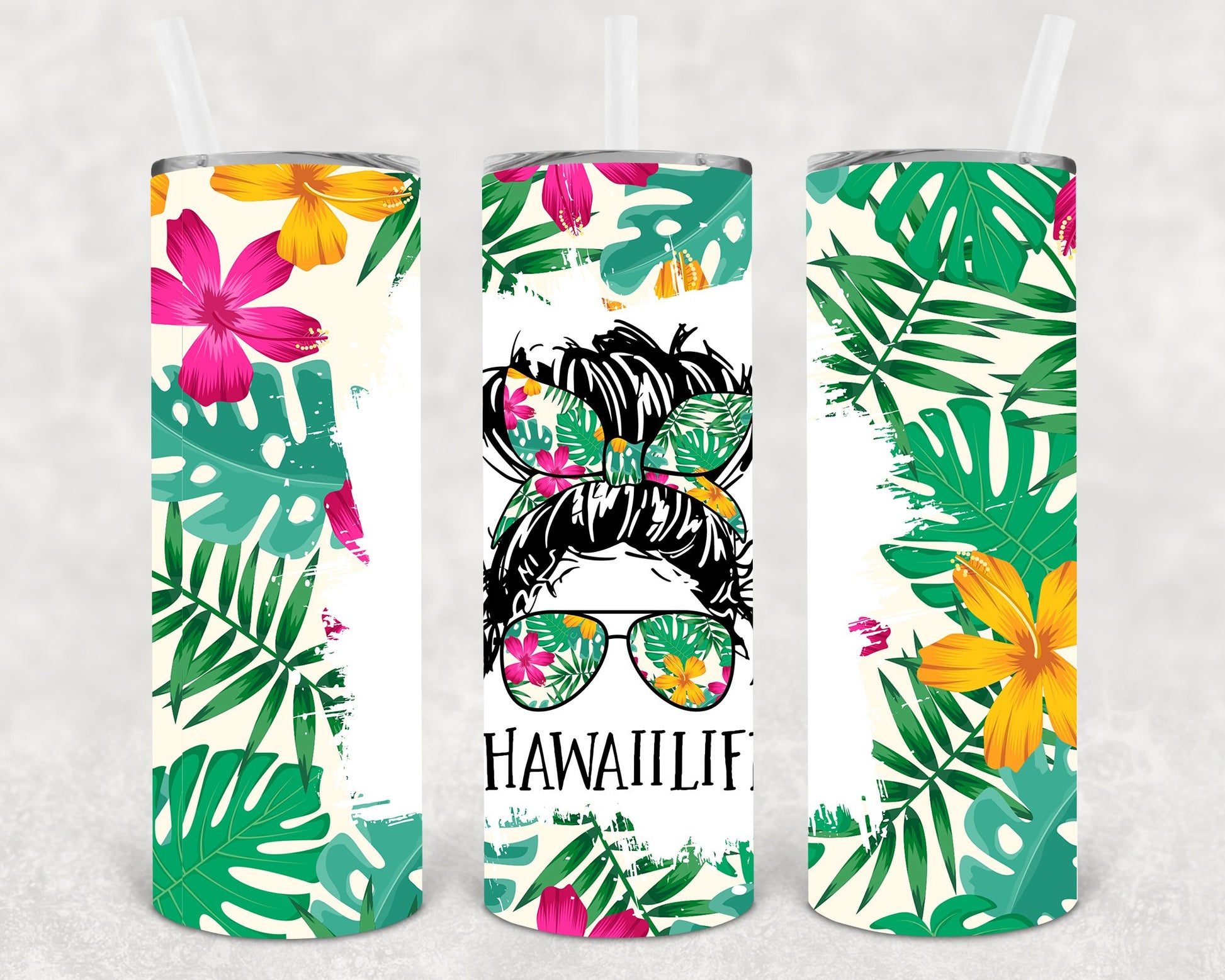 Hawaii Life #hawaiilife 20 Oz Skinny Tumbler