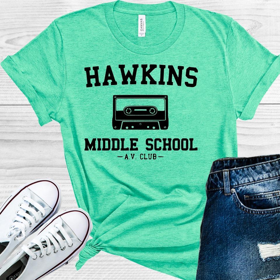 Hawkins Middle School A.v. Club Graphic Tee Graphic Tee