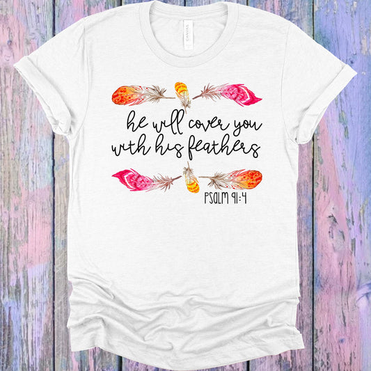 He Will Cover You With His Feathers Graphic Tee Graphic Tee