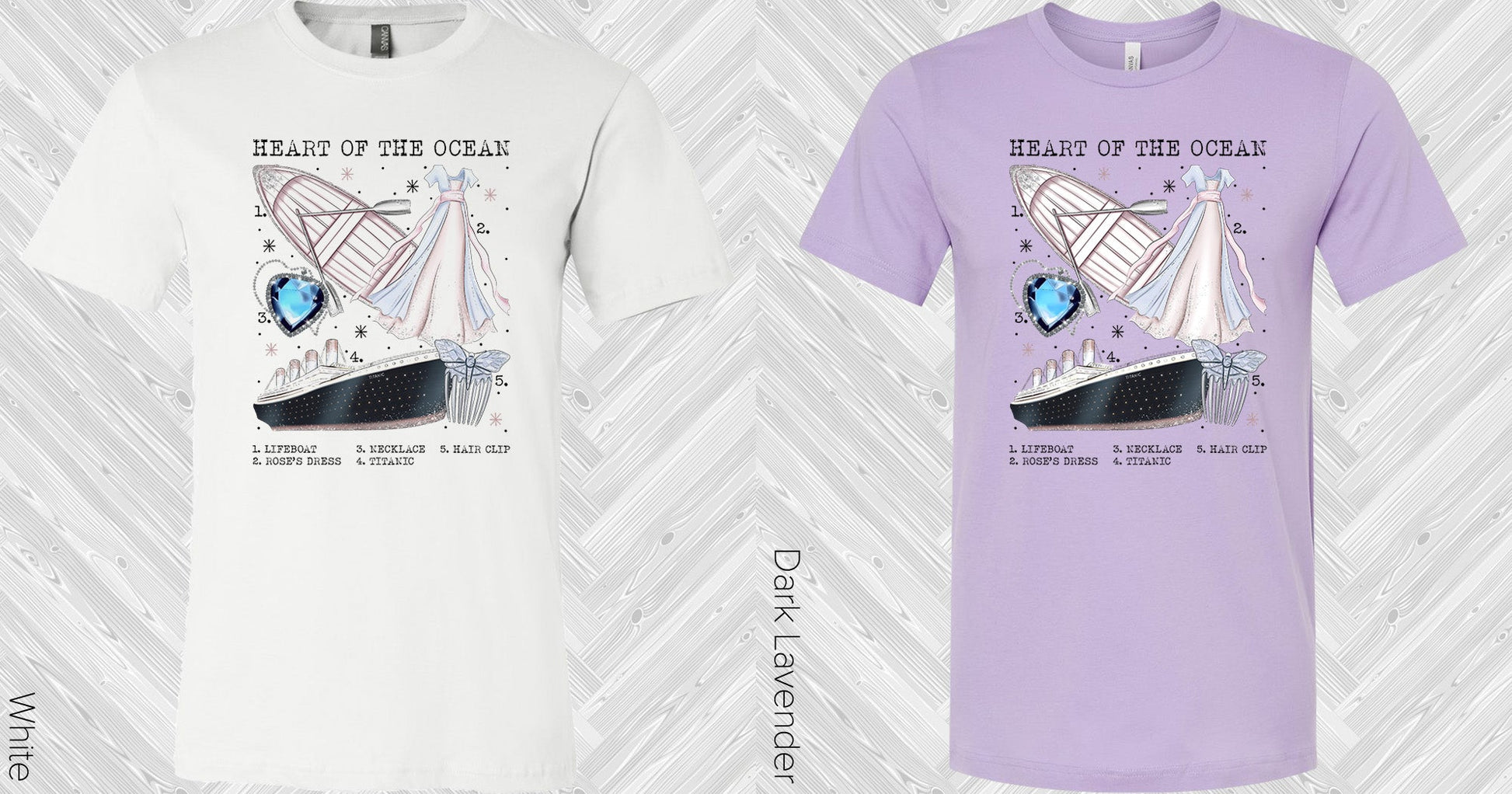 Heart Of The Ocean Graphic Tee Graphic Tee