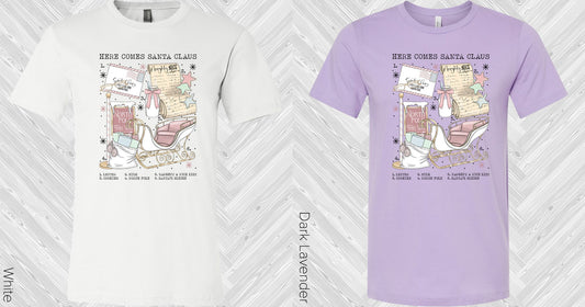 Here Comes Santa Claus Graphic Tee Graphic Tee