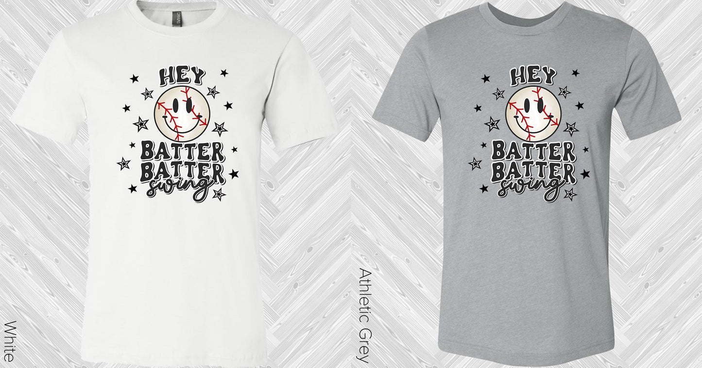 Hey Batter Swing Graphic Tee Graphic Tee