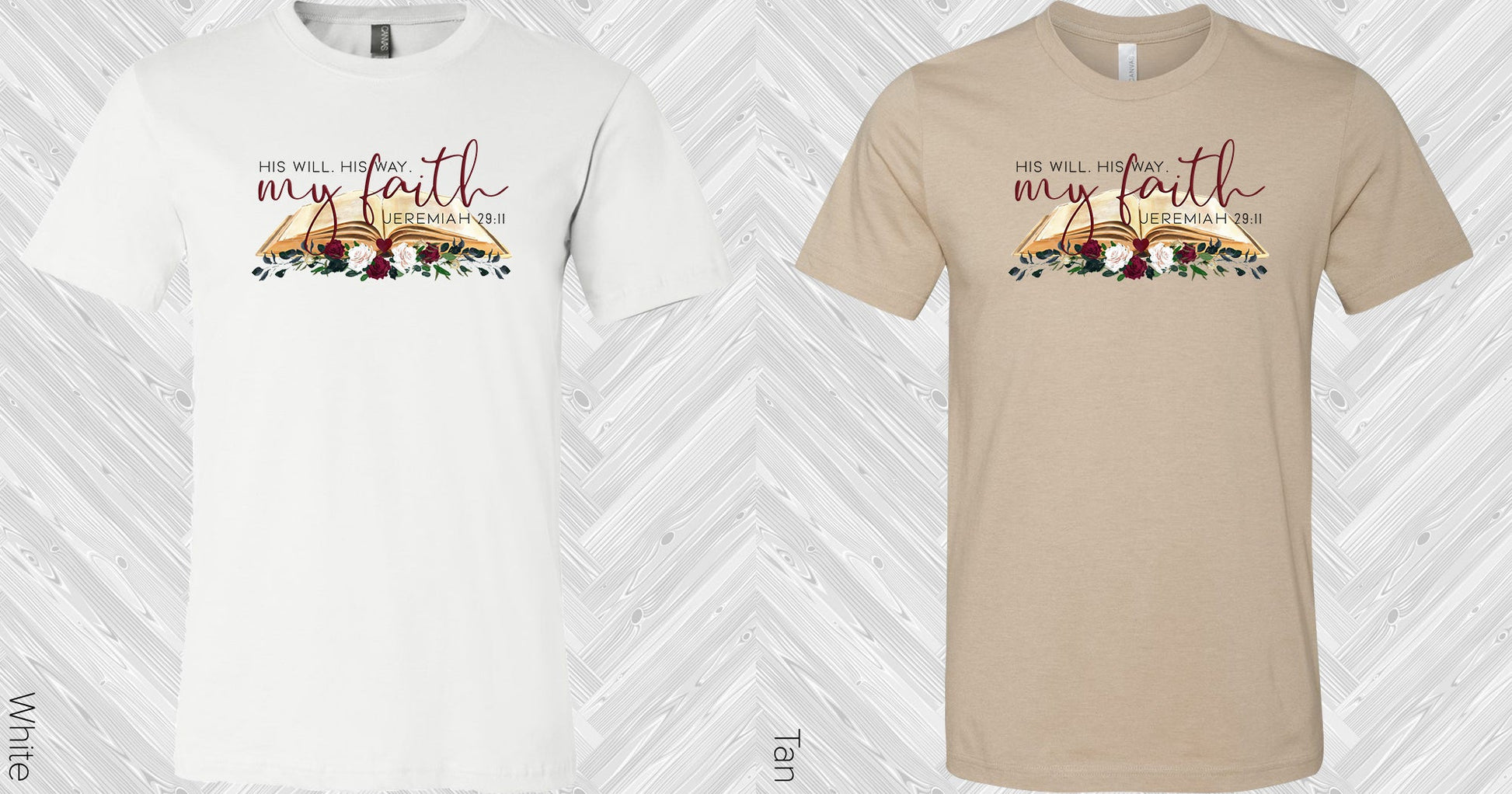 His Will Way My Faith Graphic Tee Graphic Tee
