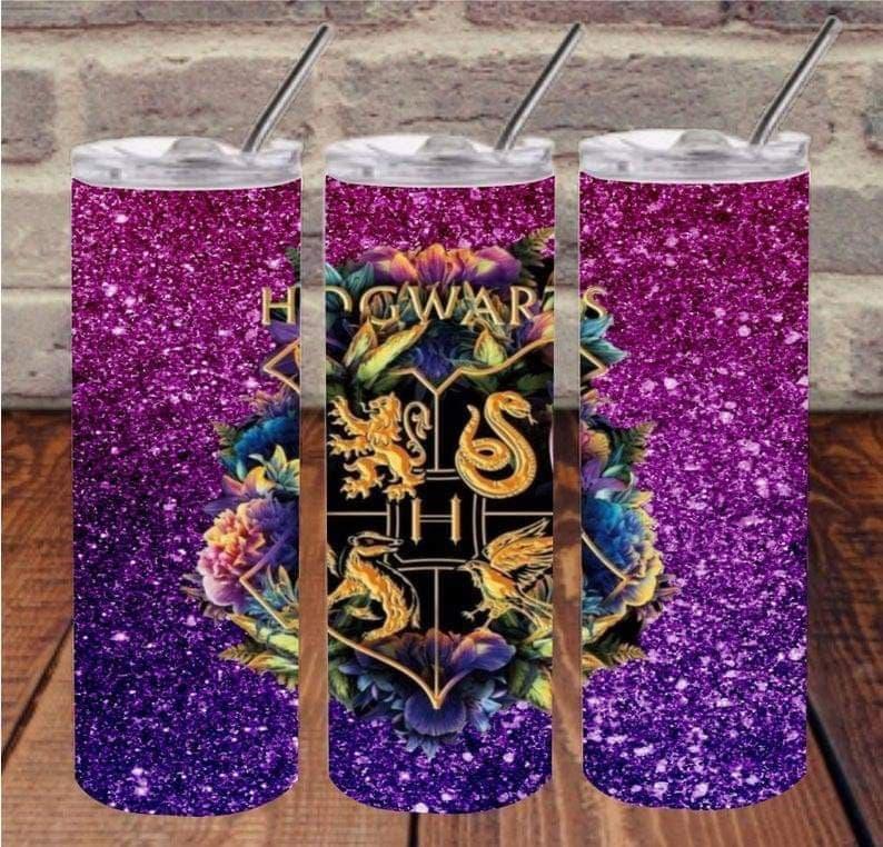 Hogwarts 20 Oz Skinny Tumbler