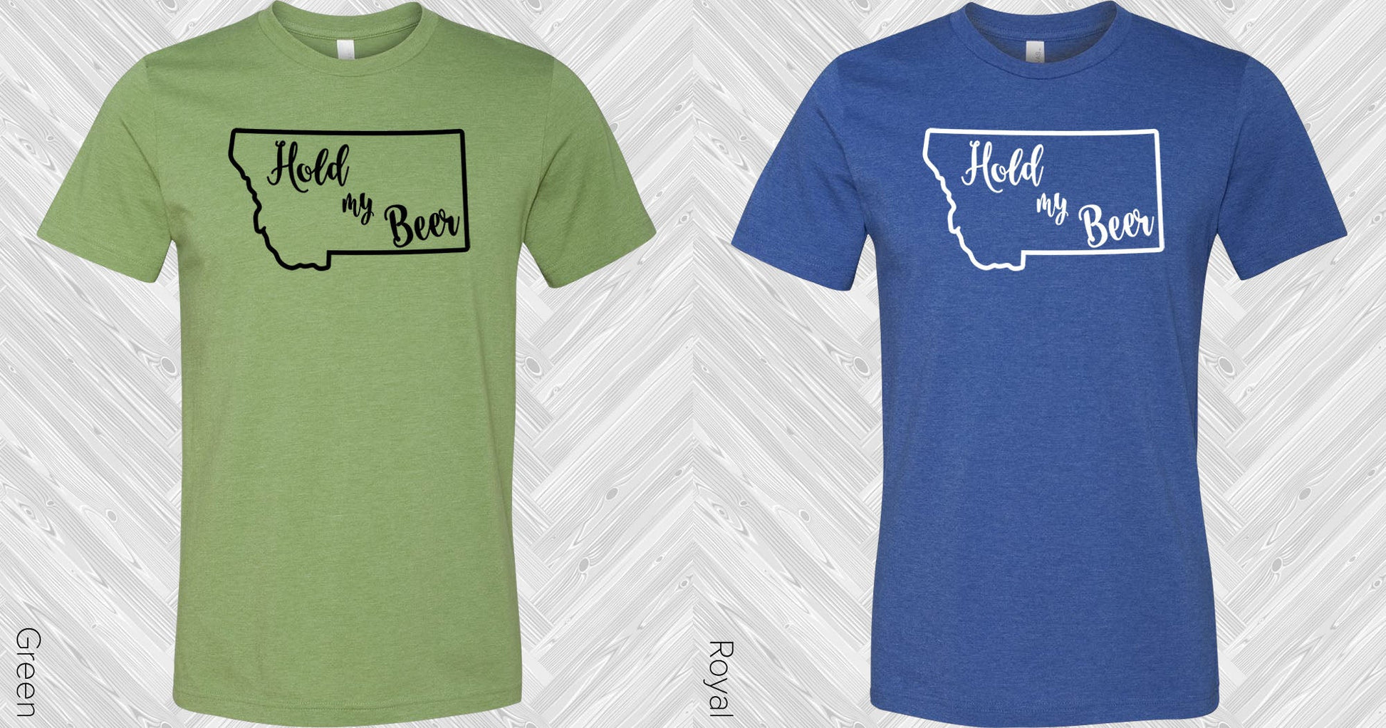 Hold My Beer Customized State Outline Graphic Tee Graphic Tee