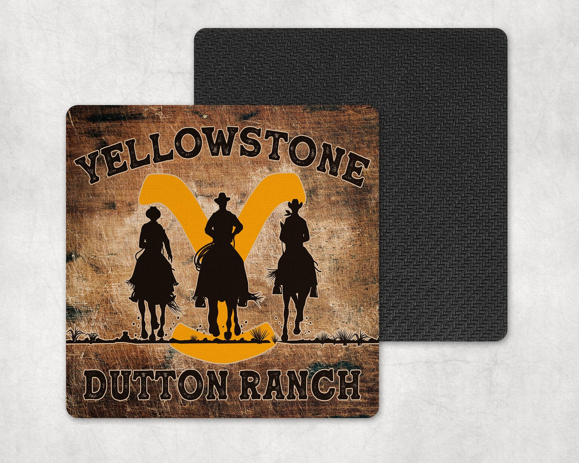 Home Coaster Set - Yellowstone Dutton Ranch