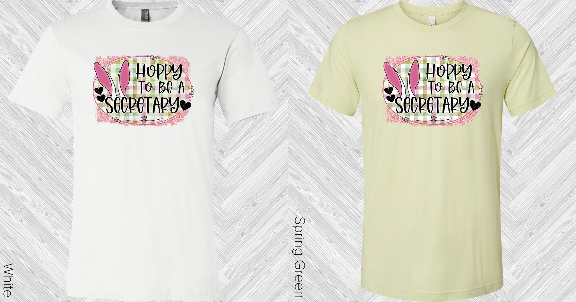 Hoppy To Be A Secretary Graphic Tee Graphic Tee