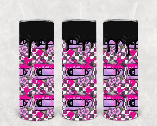 Horror Movies 20 Oz Skinny Tumbler