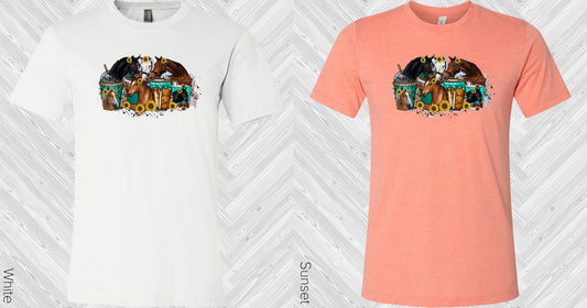 Horses Coffee Graphic Tee Graphic Tee
