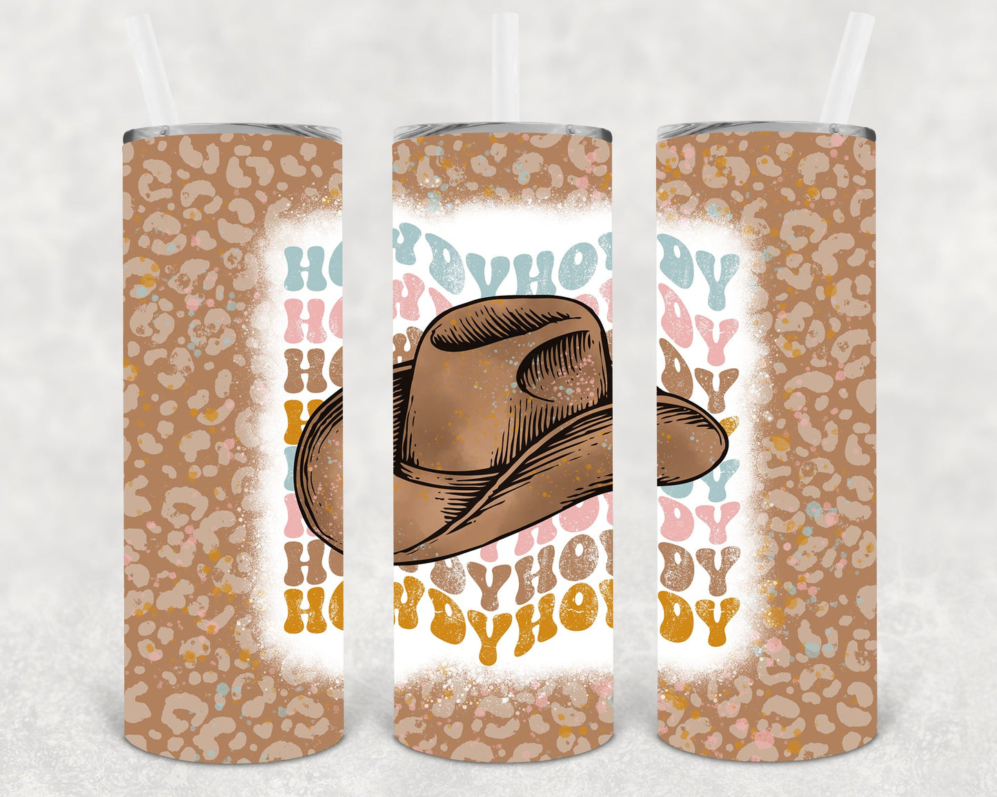 Howdy 20 Oz Skinny Tumbler