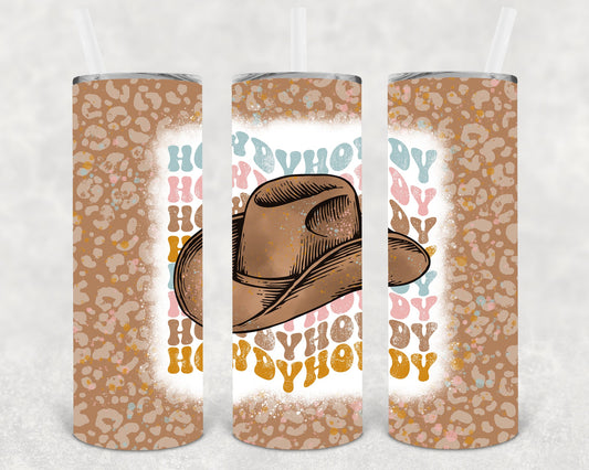 Howdy 20 Oz Skinny Tumbler