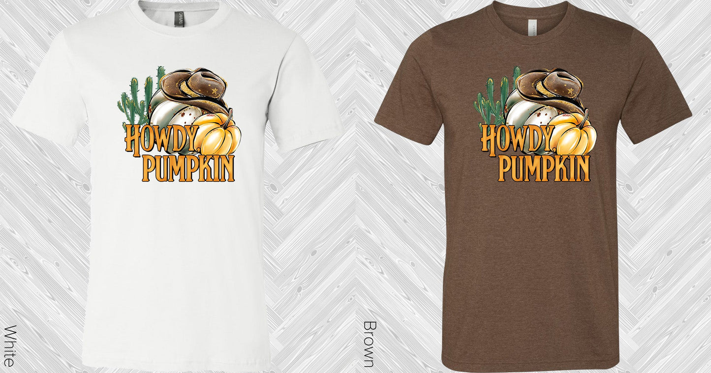 Howdy Pumpkin Graphic Tee Graphic Tee