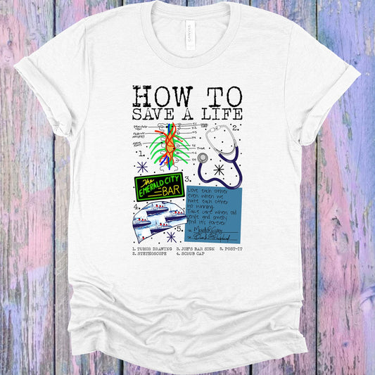 How To Save A Life Graphic Tee Graphic Tee