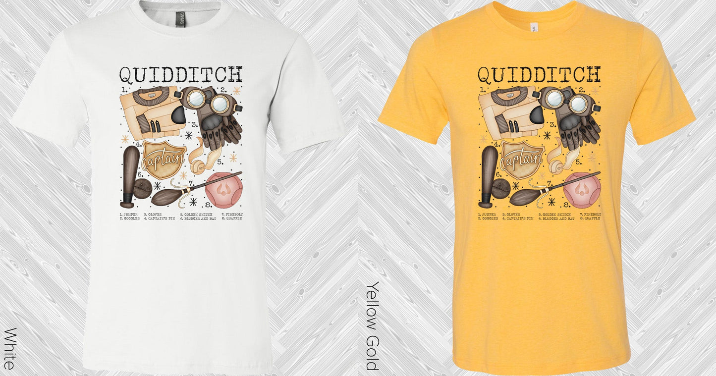 Hufflepuff Quidditch Graphic Tee Graphic Tee