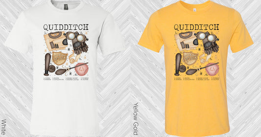 Hufflepuff Quidditch Graphic Tee Graphic Tee