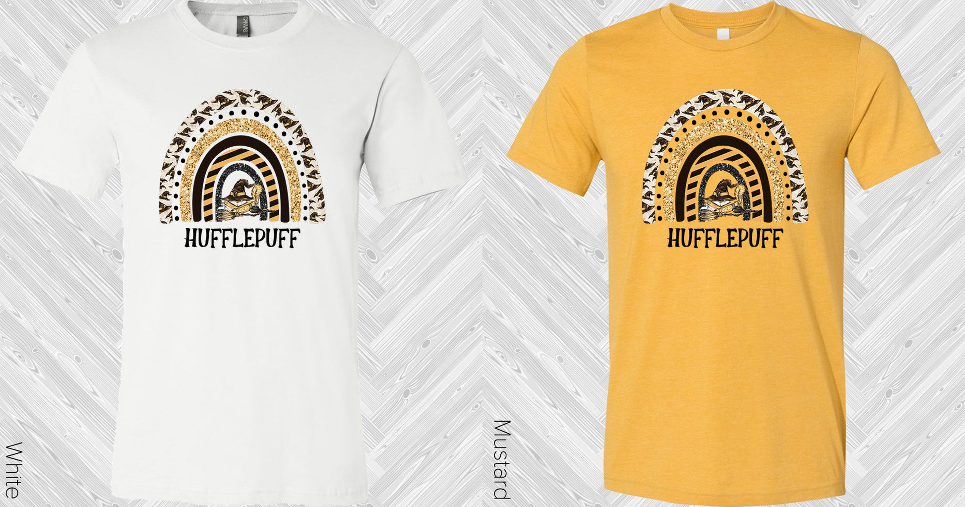 Hufflepuff Rainbow Graphic Tee Graphic Tee