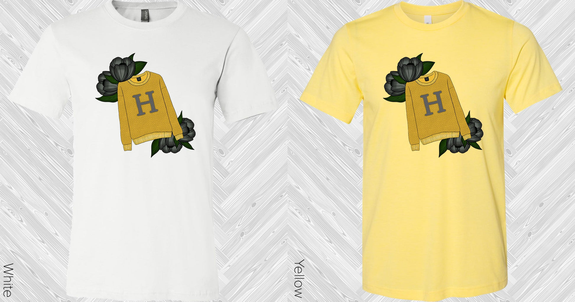 Hufflepuff Sweater Graphic Tee Graphic Tee