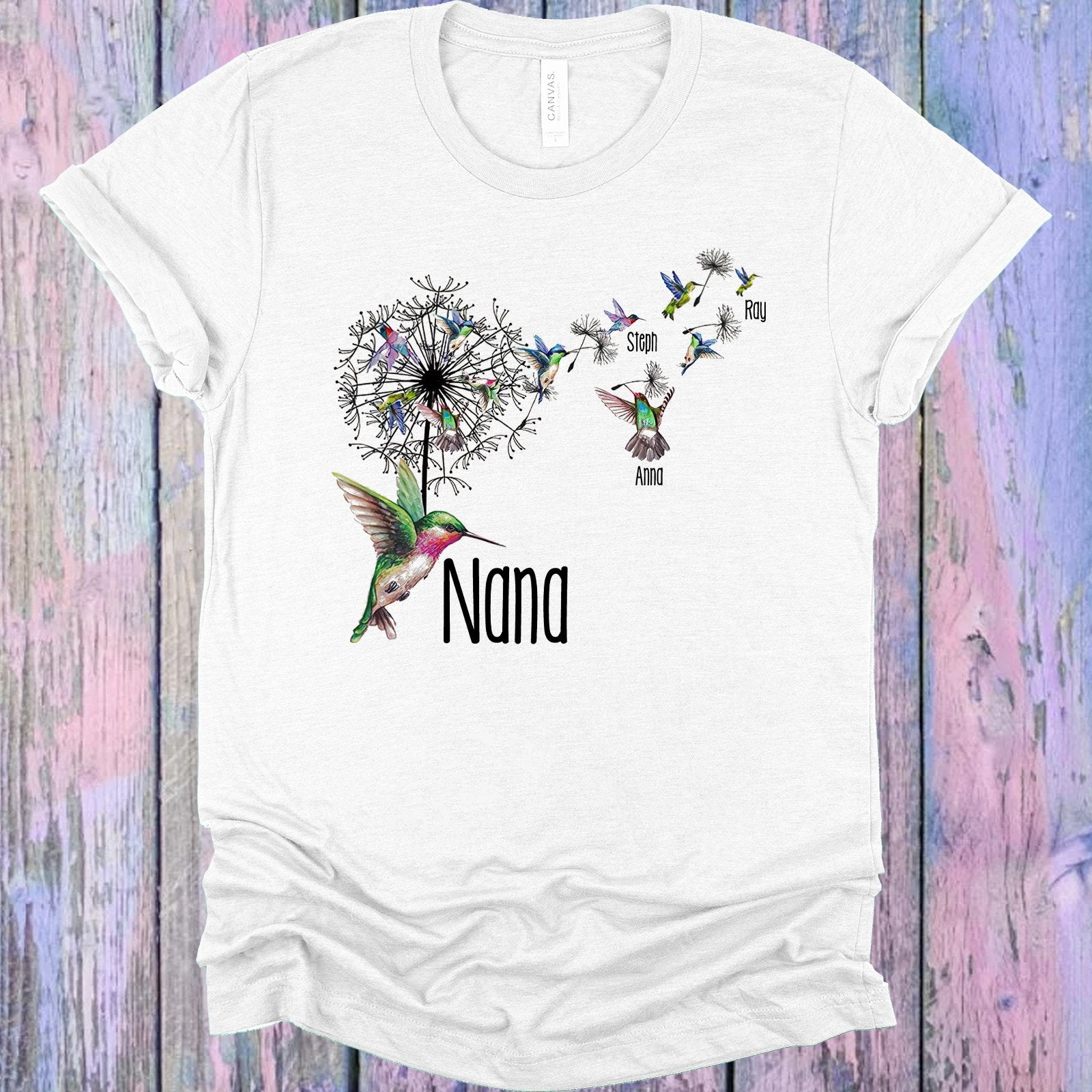 Hummingbird Dandelion Customized Graphic Tee Graphic Tee