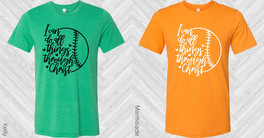 I Can Do All Things Through Christ Graphic Tee Graphic Tee