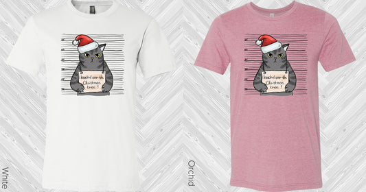 I Knocked Over The Christmas Tree Graphic Tee Graphic Tee