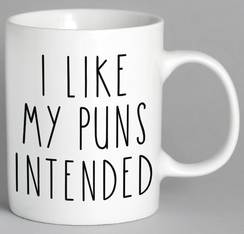 I Like My Puns Intended Graphic Tee Graphic Tee