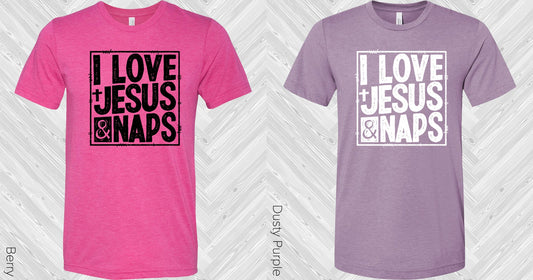 I Love Jesus & Naps Graphic Tee Graphic Tee