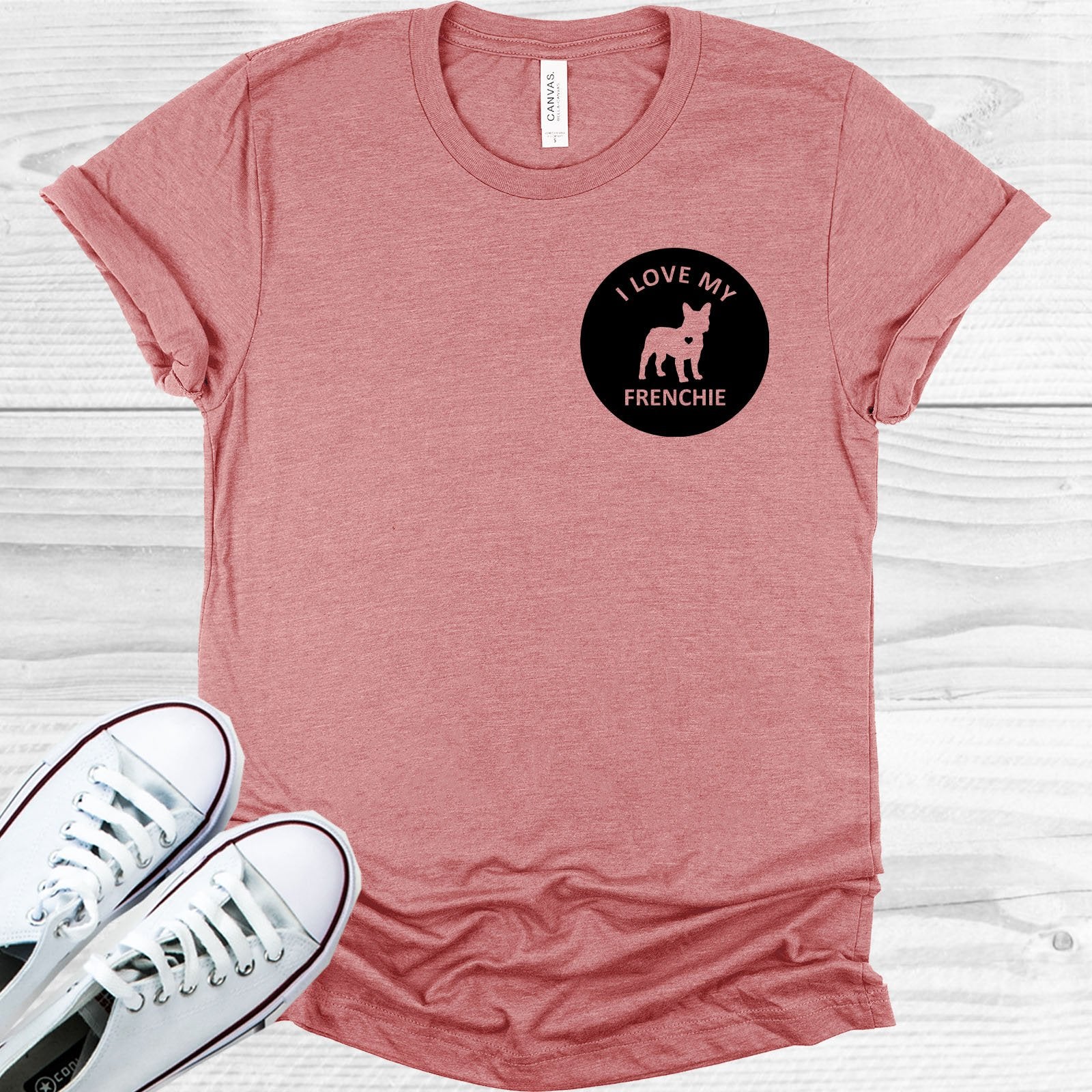I Love My Frenchie Graphic Tee Graphic Tee