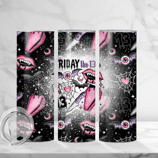 Friday the 13th 20 oz Skinny Tumbler