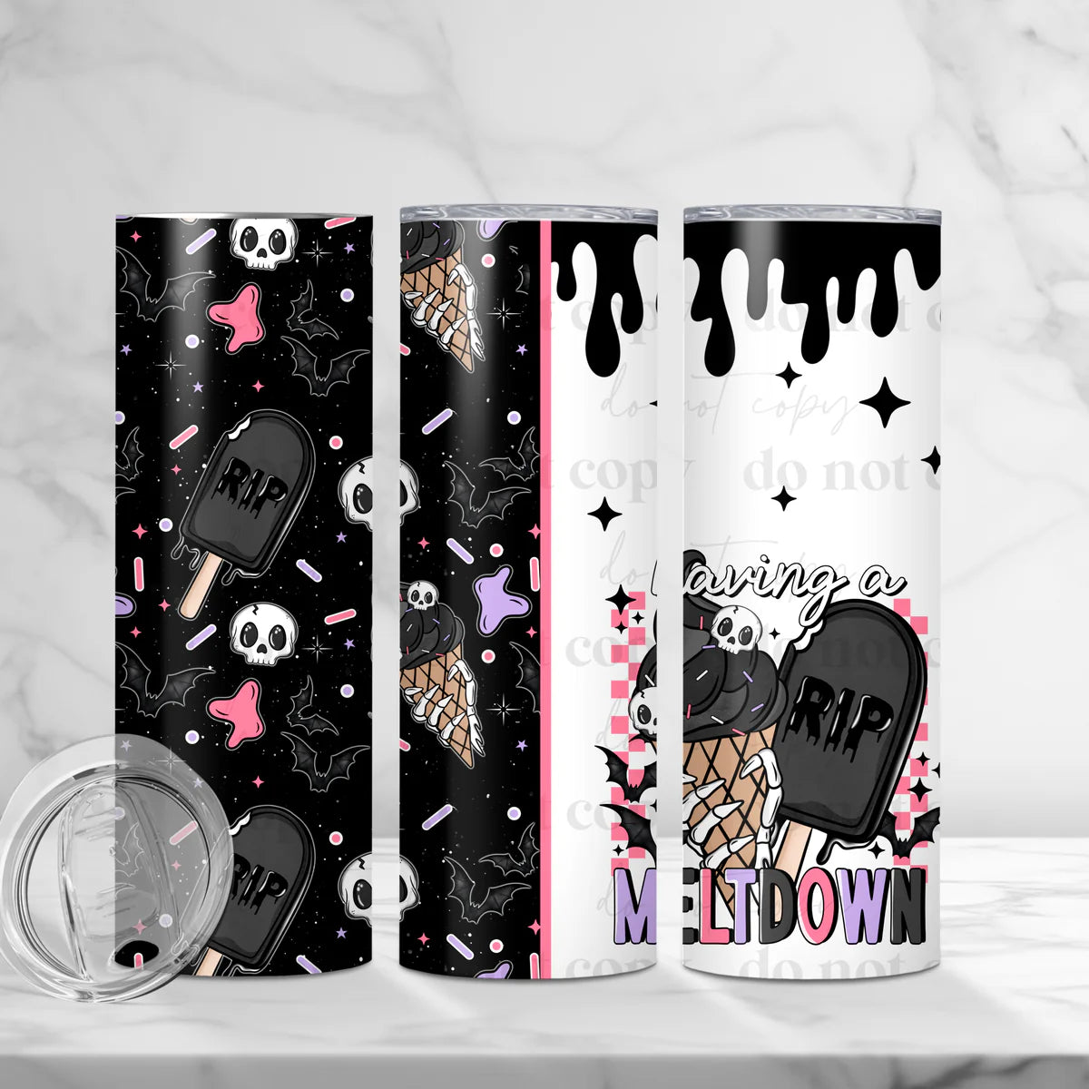 Having a Meltdown 20 oz Skinny Tumbler