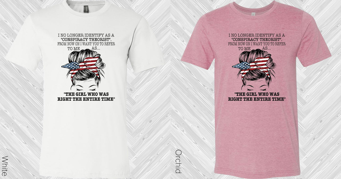 I No Longer Identify As Graphic Tee Graphic Tee