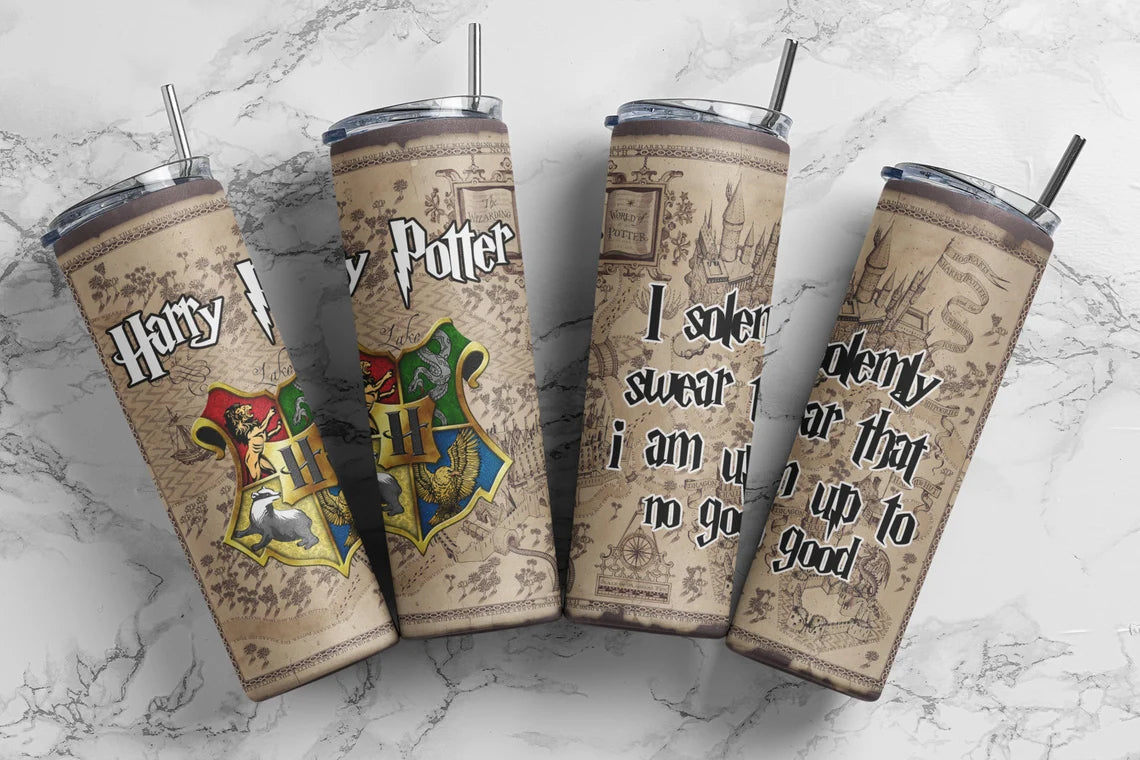 I Solemnly Swear That Am Up To No Good 20 Oz Skinny Tumbler
