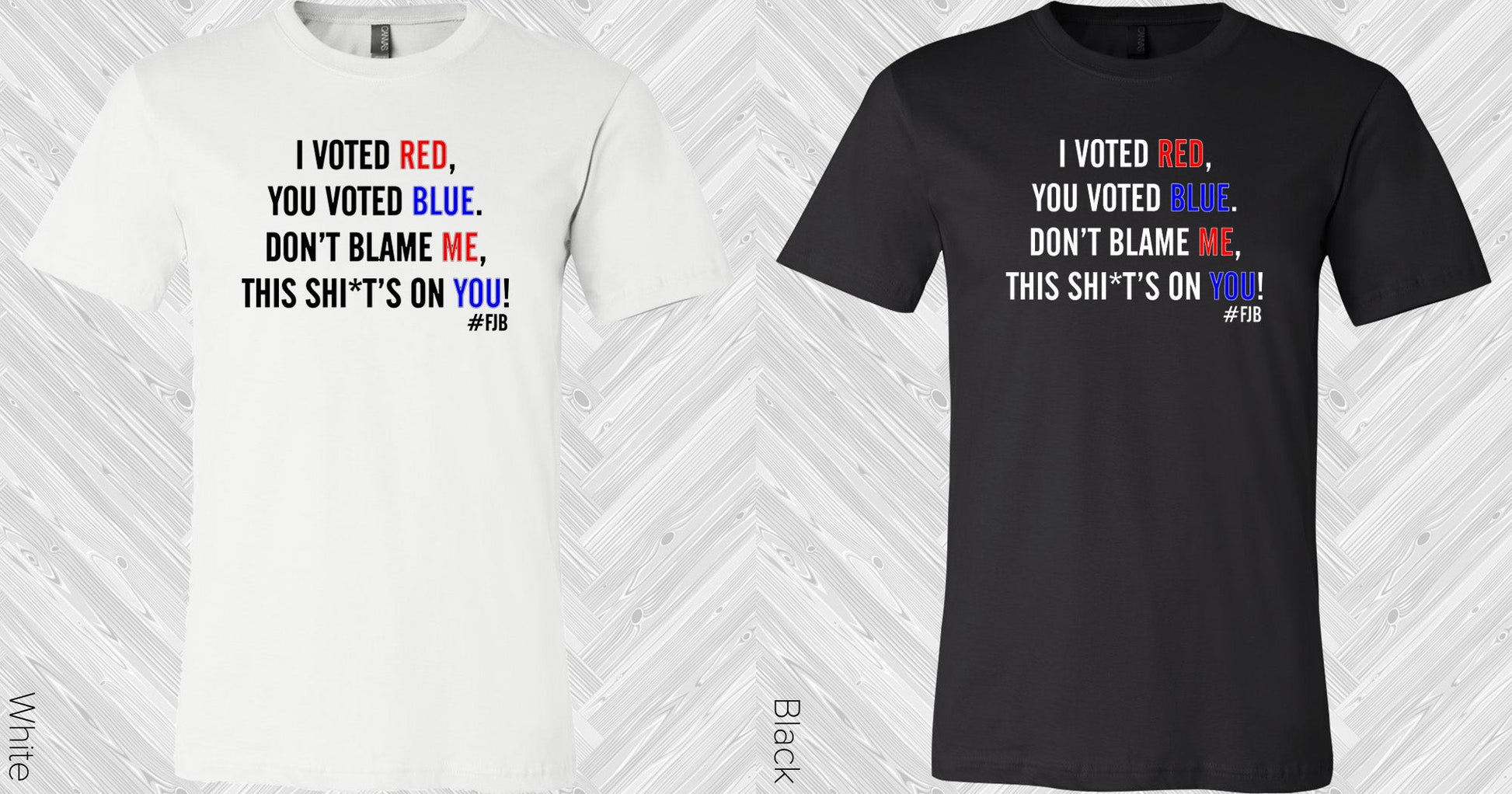 I Voted Red You Blue Graphic Tee Graphic Tee