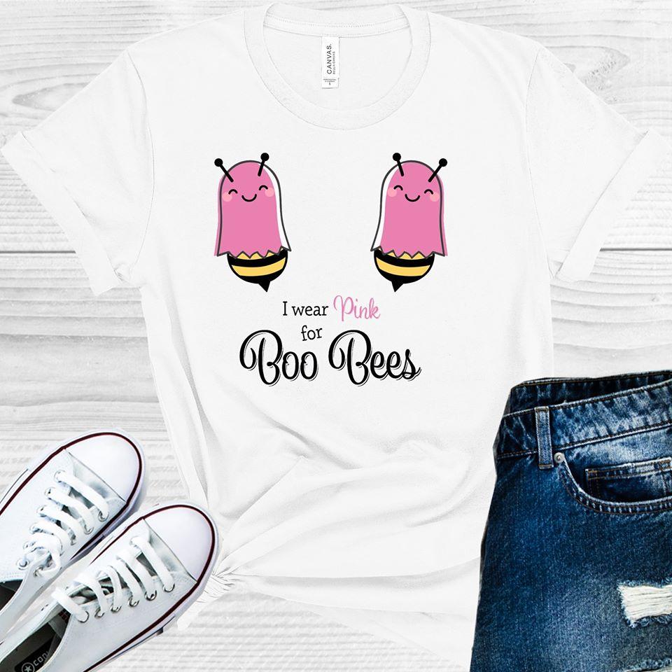 I Wear Pink For Boo Bees Graphic Tee Graphic Tee
