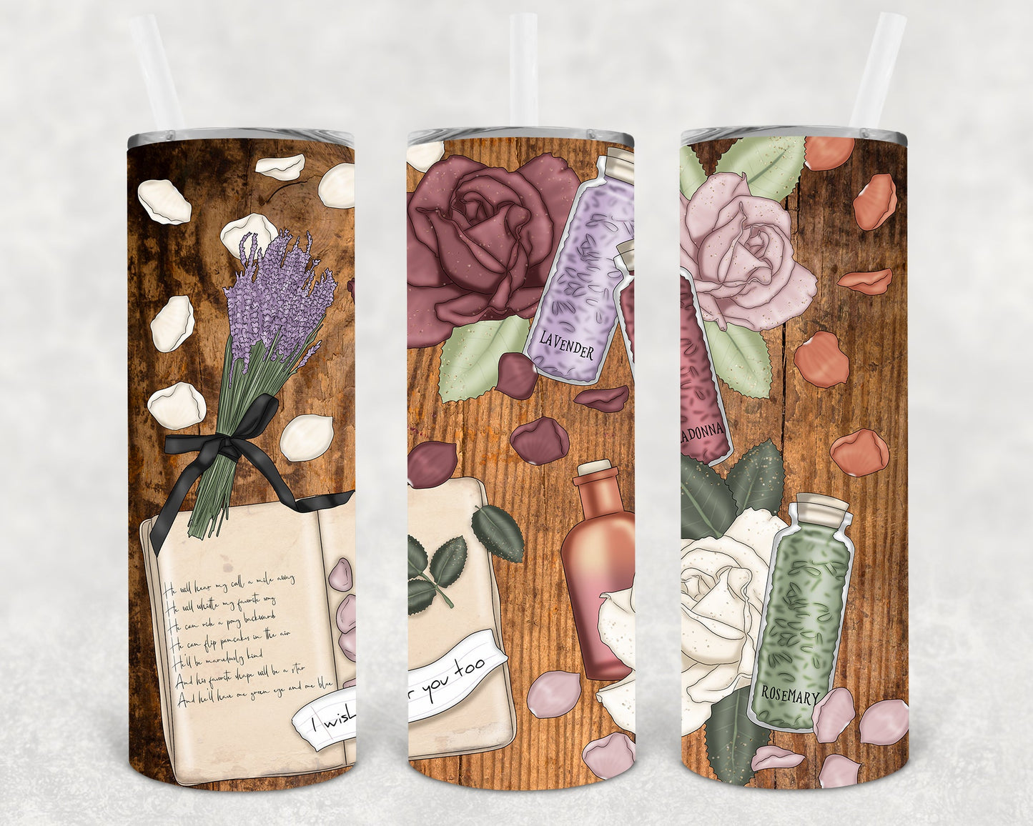 I Wished For You Too 20 Oz Skinny Tumbler