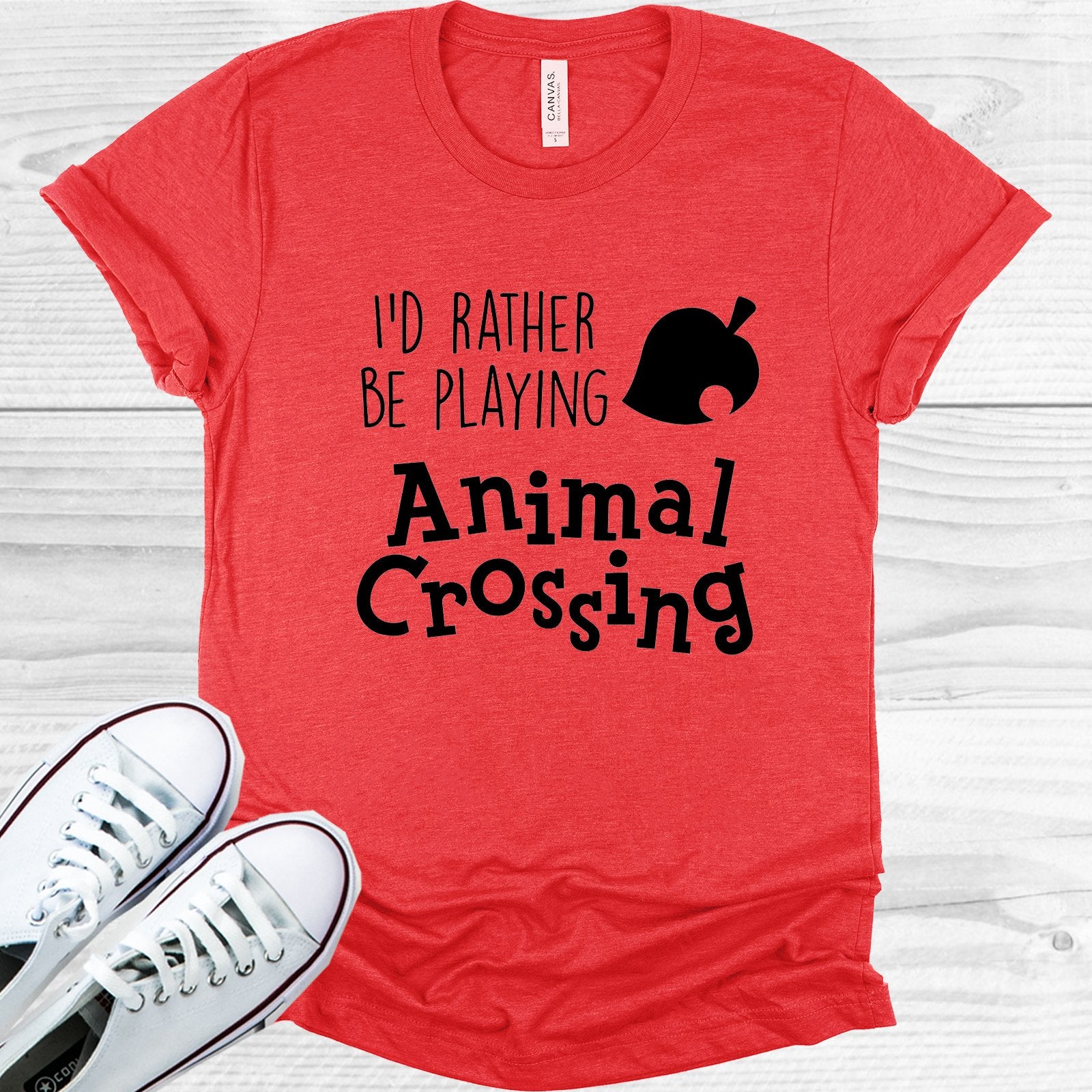 Id Rather Be Playing Animal Crossing Graphic Tee Graphic Tee