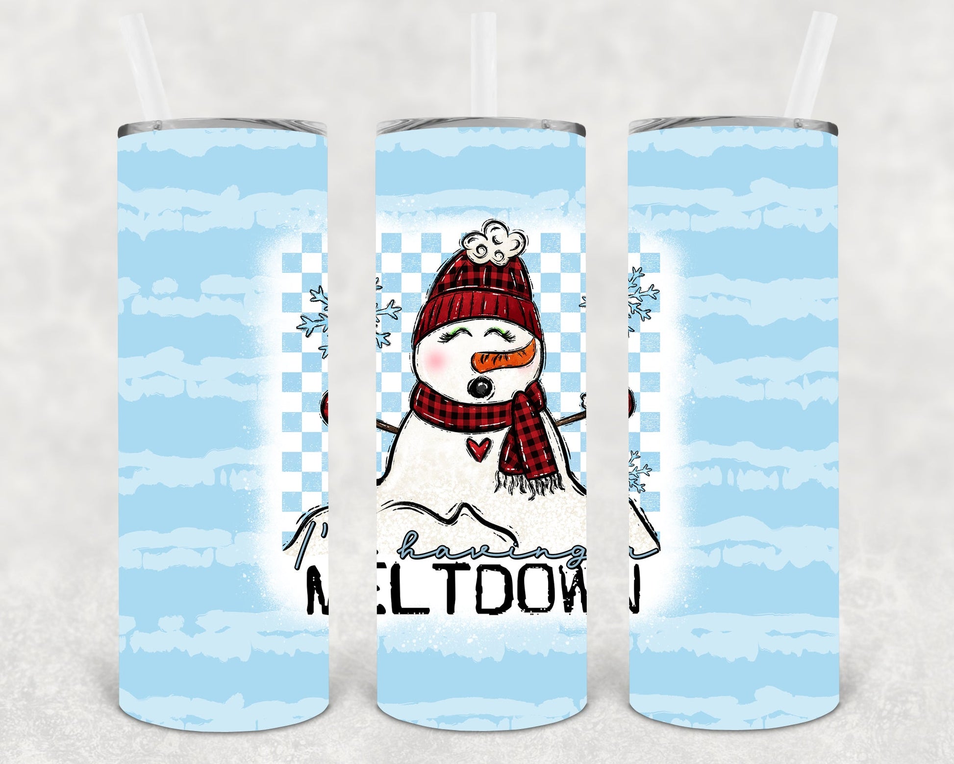 Im Having A Meltdown 20 Oz Skinny Tumbler