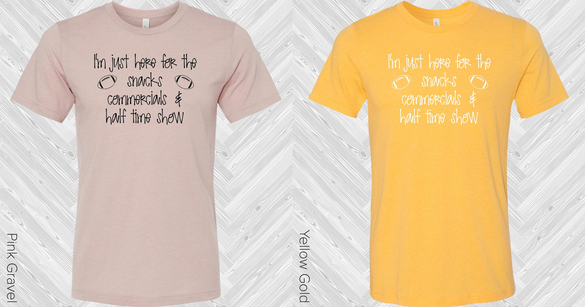 Im Just Here For The Snacks Commercials & Halftime Show Graphic Tee Graphic Tee