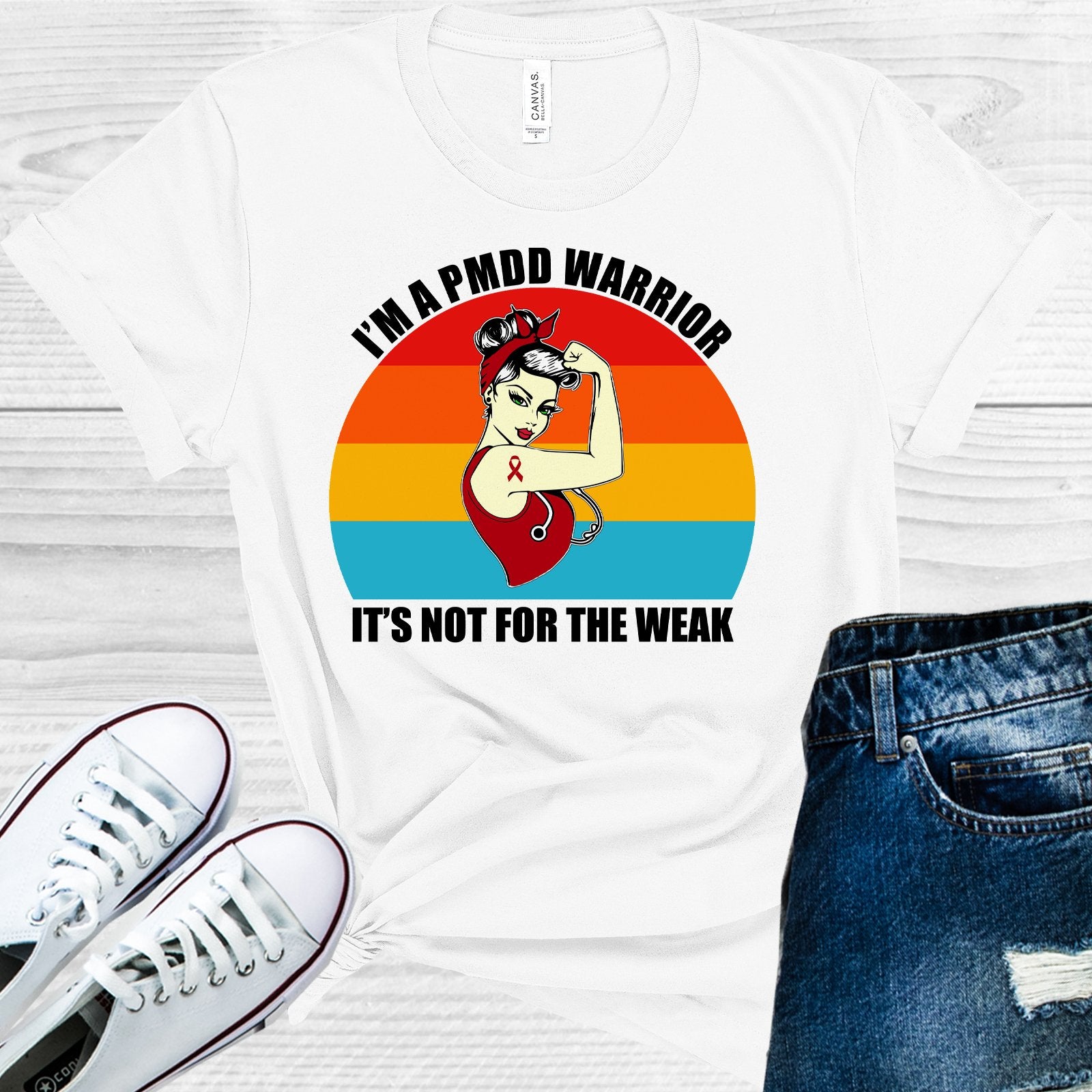 Im A Pmdd Warrior Graphic Tee Graphic Tee