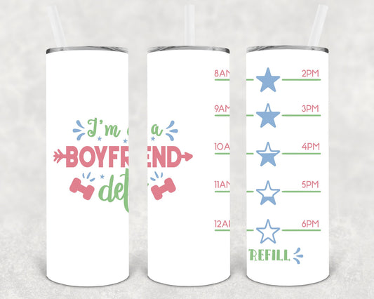 Im On A Boyfriend Detox 20 Oz Skinny Tumbler